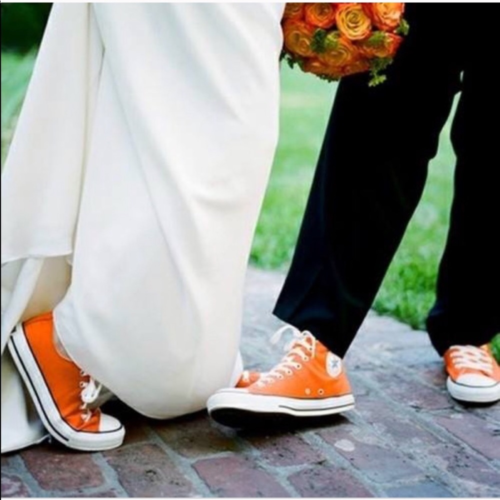 NWT Converse Ctas OX Hyper Orange 🍊WMNS AUTHENTIC - Picture 2 of 7